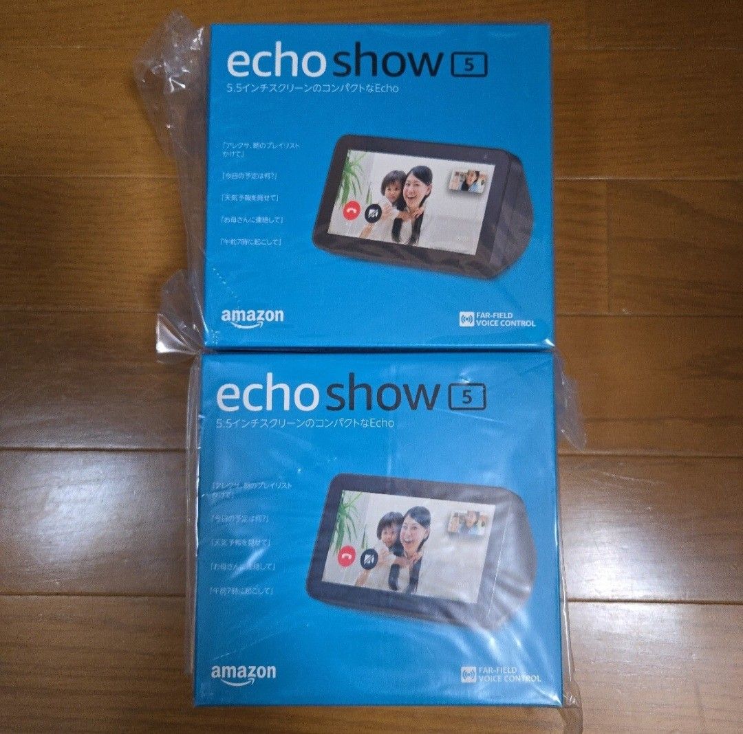 新品未開封 Amazon Echo Show 5 第1世代チャコール2台セット Amazon.co