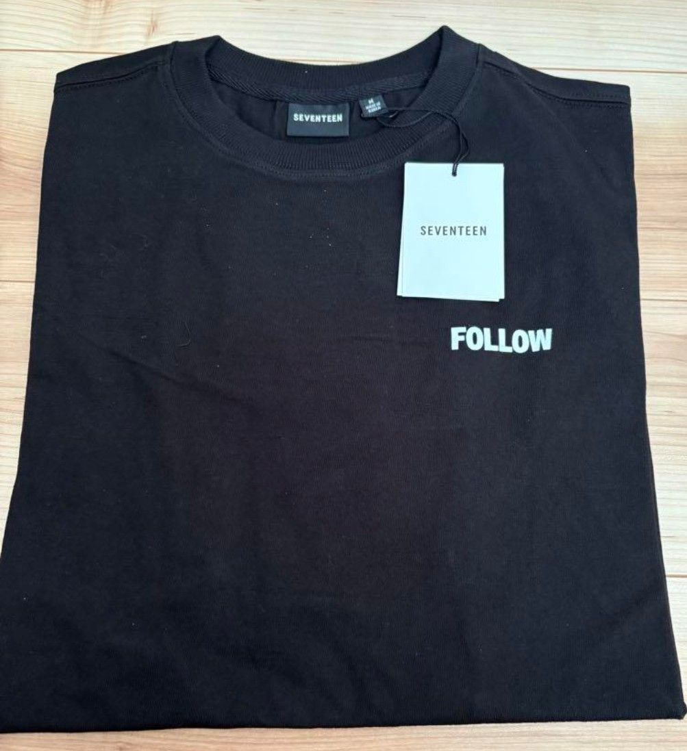 お値下げSEVENTEEN FOLLOW LIGHT ブラック Tシャツ Mサイズ｜Yahoo