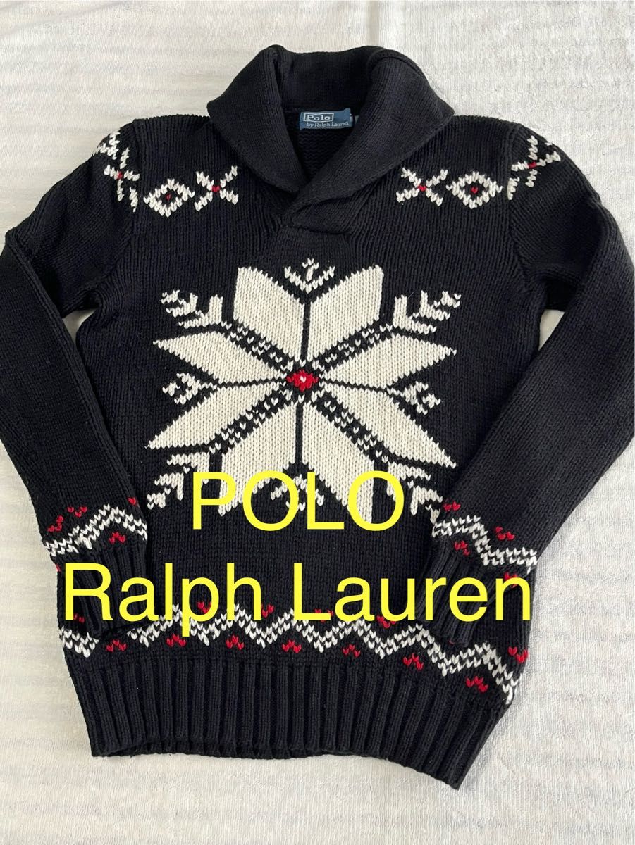 美品】ポロラルフローレン スノーフレークモチーフセーター