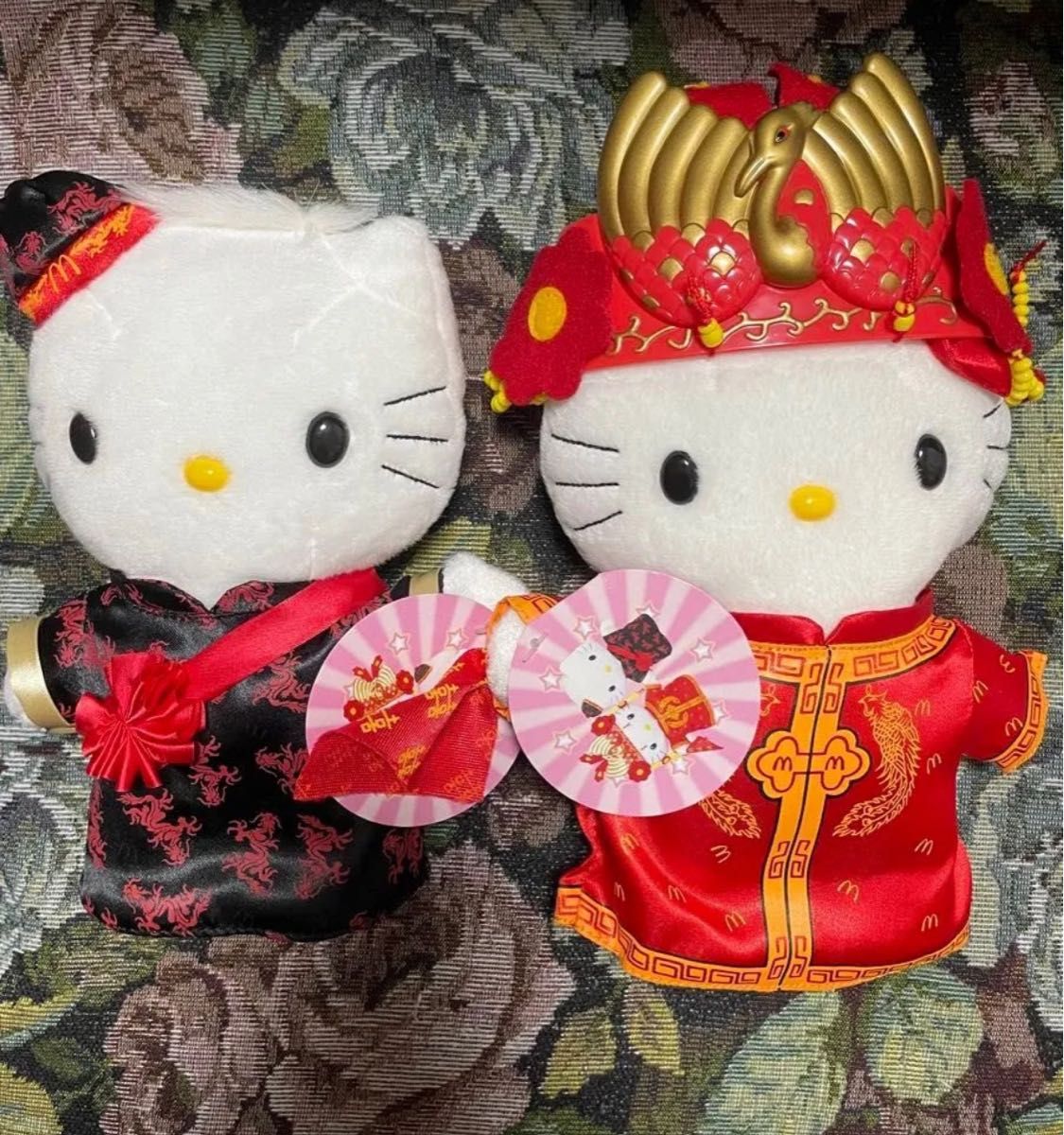 激レア◎銀座キティ物語◎2002◎キティ＆ダニエル◎ペア根付け