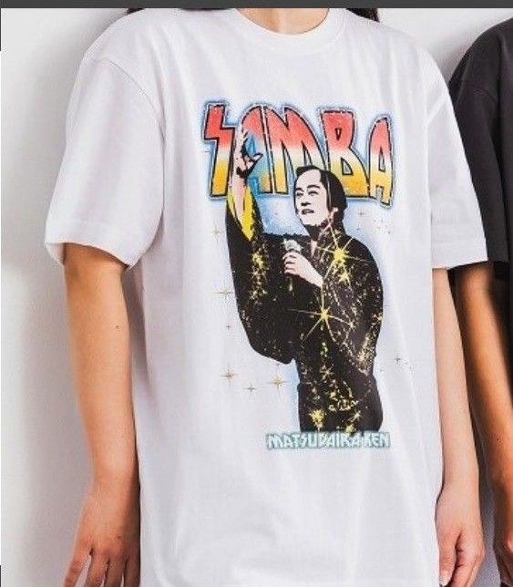 新品未開封 マツケンサンバ ロック Tシャツ XLサイズ 白 松平健