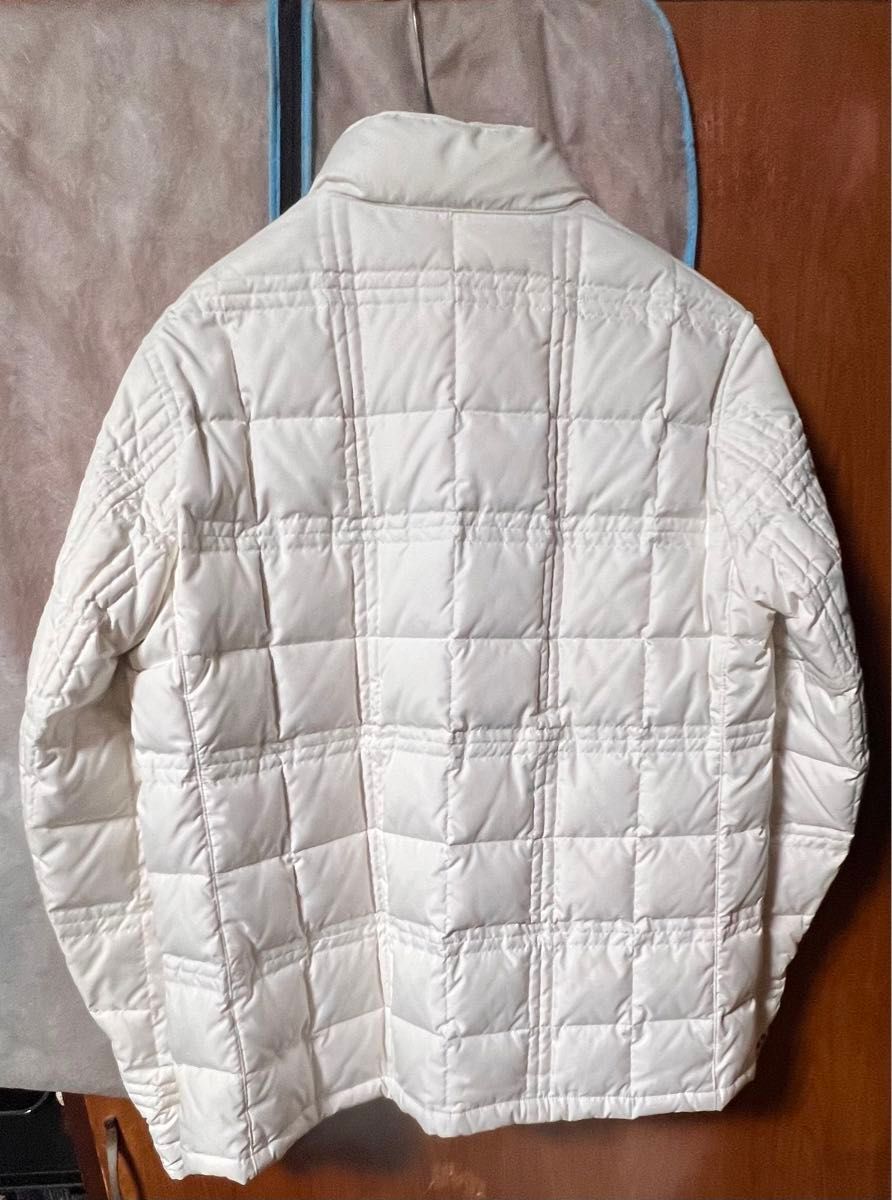 BURBERRY BLACK LABEL ダウンジャケット ホワイト メンズ M SIZE 白