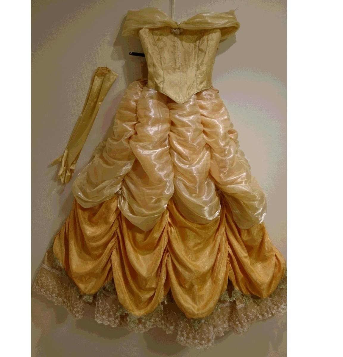 シークレットハニー 美女と野獣 ベル黄色 ドレス Dハロ 仮装 コスプレ