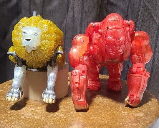 フラッシュライオコンボイ バーニングコンボイ セット タカラ 当時もの