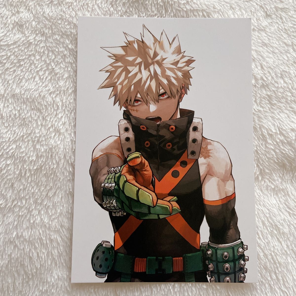 僕のヒーローアカデミア 42巻 特典 爆豪勝己 ポストカード イラスト