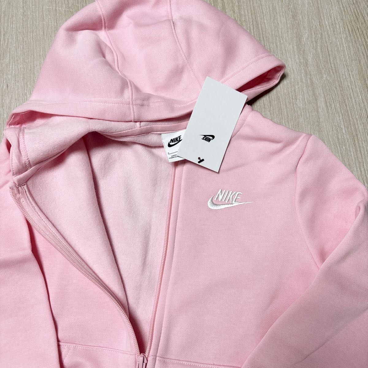 新品 定価9900円 NIKE 上下セット セットアップ ピンク 150cm フリース
