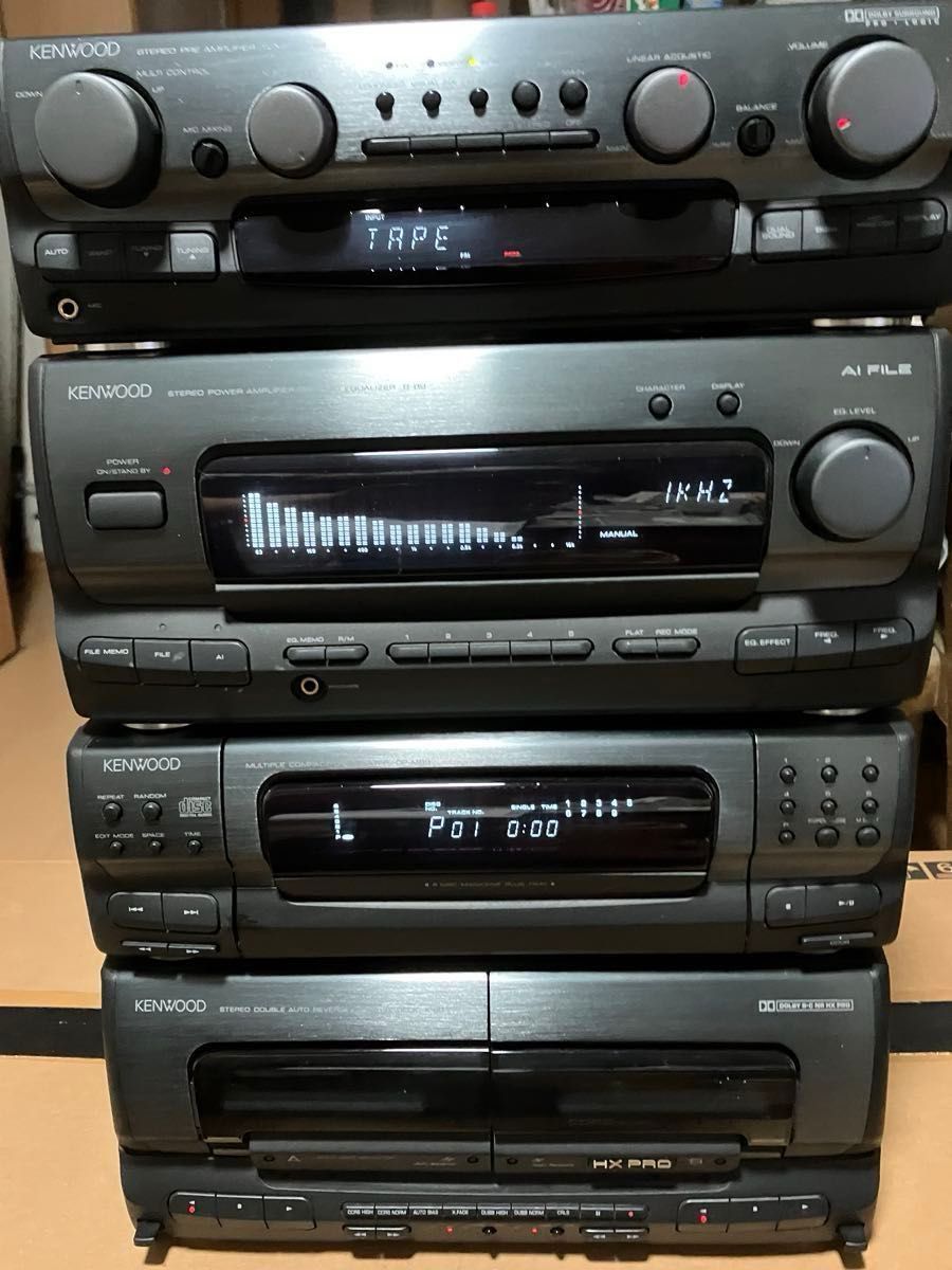 美品 KENWOOD ALLORA XG7M ミニコンポ ケンウッド スピーカー＆付属CD