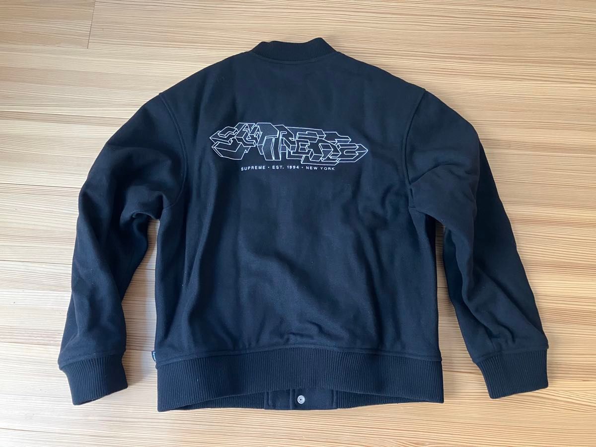 新品未使用 サイズL】Supreme Delta logo varsity jacket シュプリーム