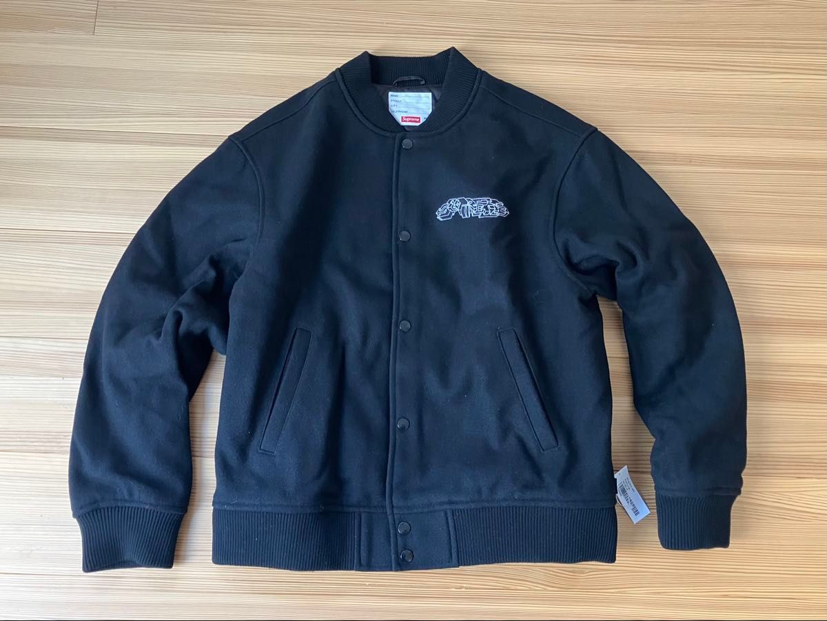 新品未使用 サイズL】Supreme Delta logo varsity jacket シュプリーム