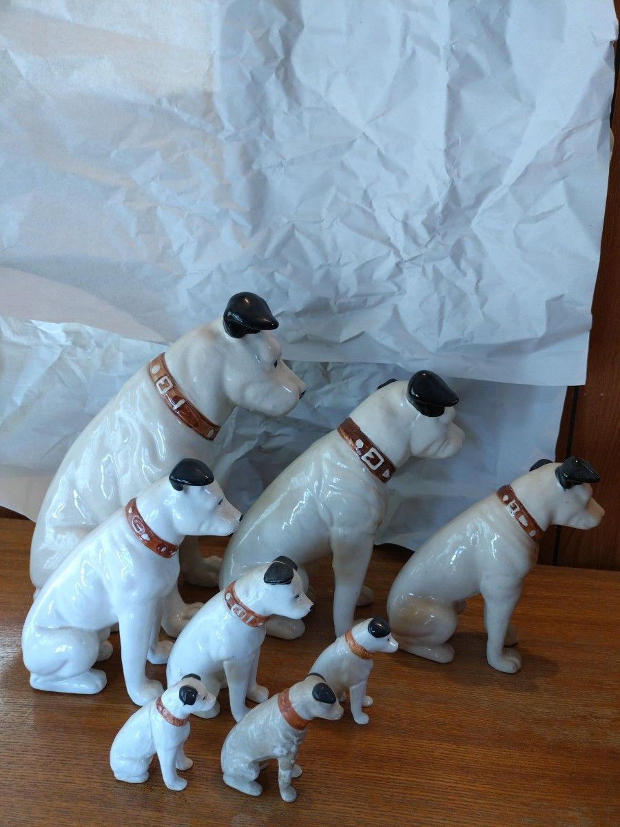 昭和レトロ ビクター 置物 ニッパー犬 アンティーク ビクター犬