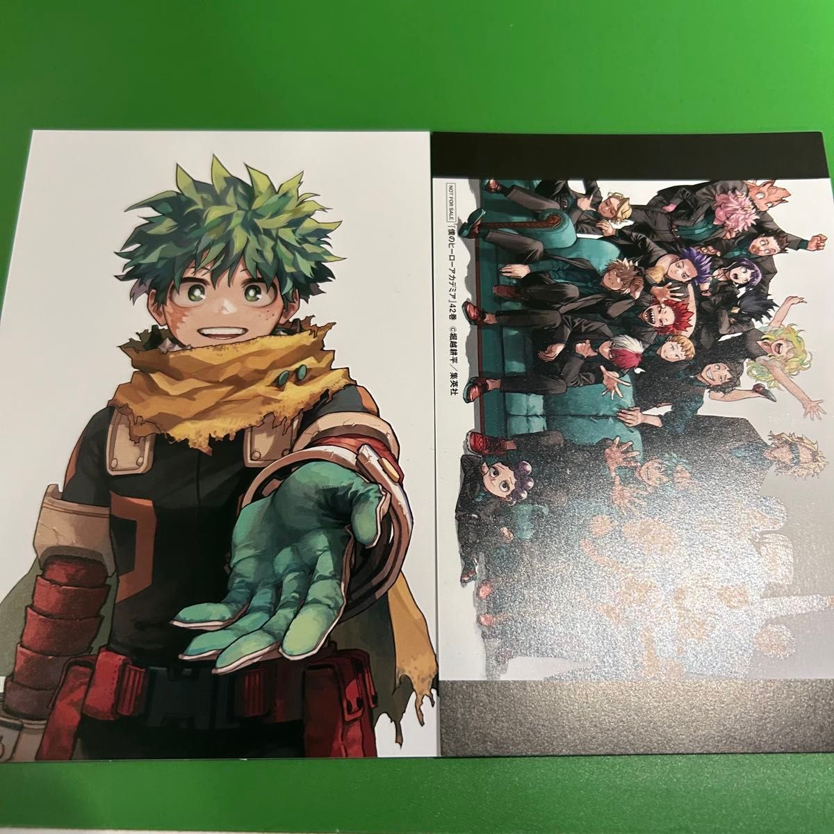 僕のヒーローアカデミア TSUTAYA特典 イラストカード 緑谷出久 42巻