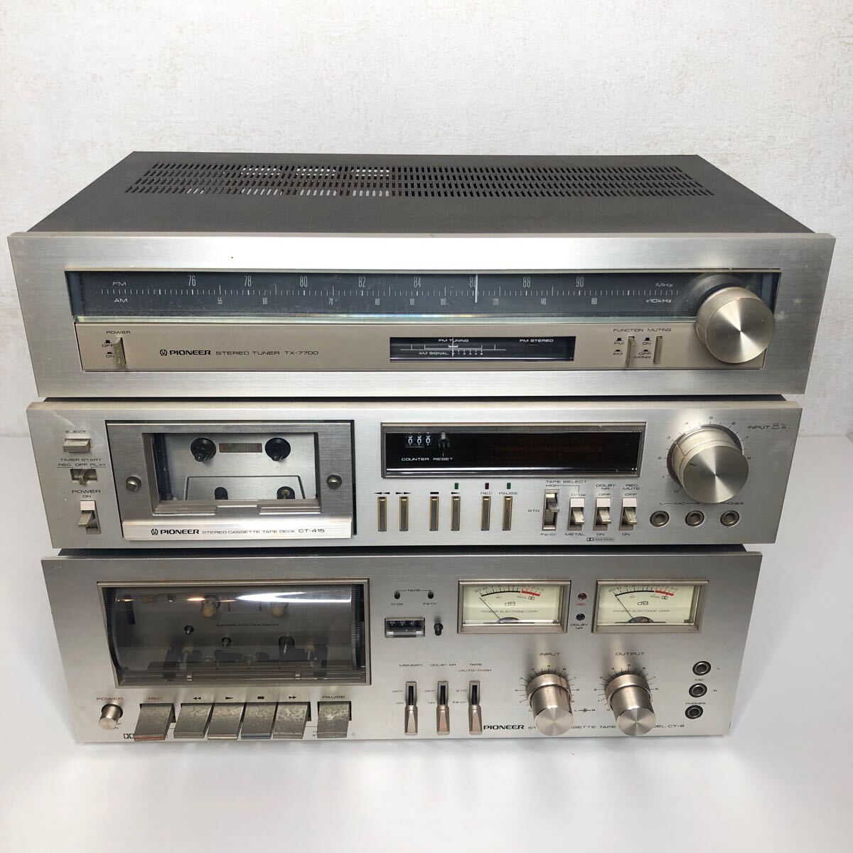 Pioneer パイオニア カセットデッキ CT-415 修理済 全機能動作