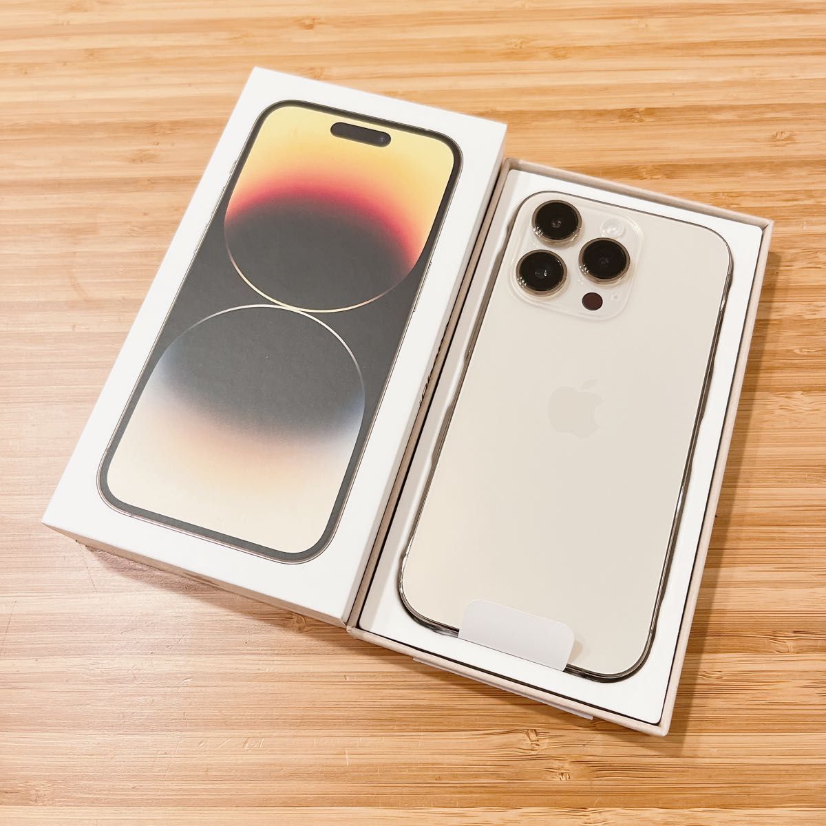 新品未使用 iPhone 14 Pro 256GB ゴールド SIMフリーバッテリー100