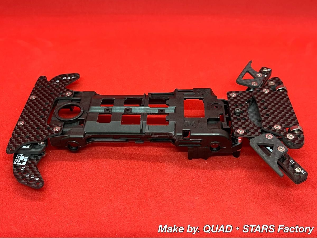 ミニ四駆・S2シャーシ用】2軸ATピボットバンパー＋1軸リヤアンカー＋