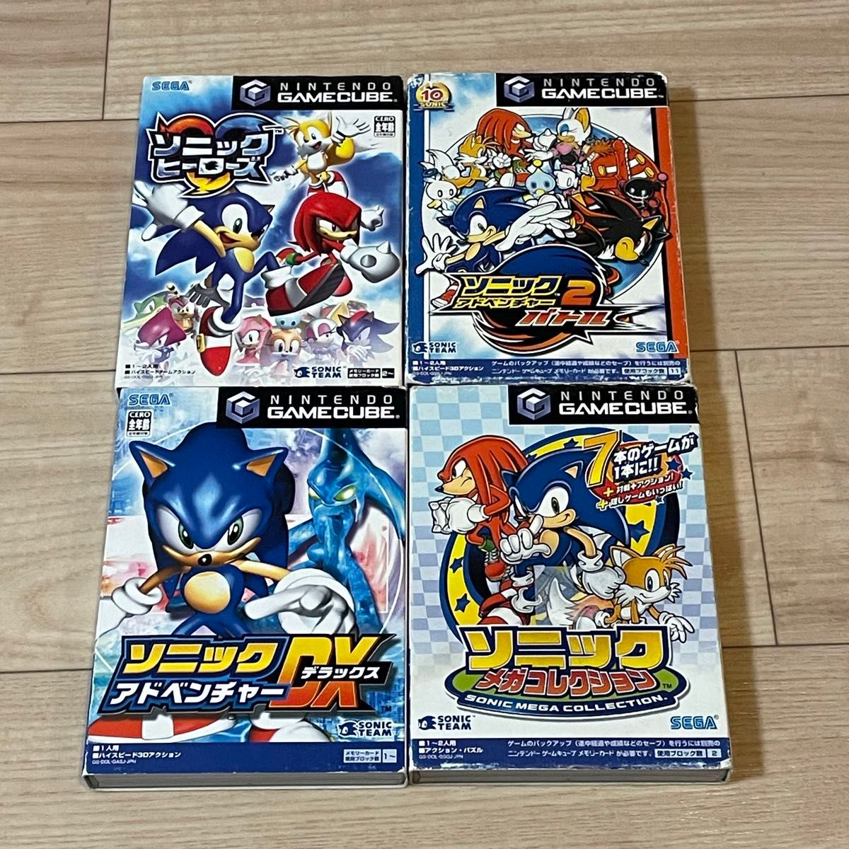 ゲームキューブ ソニック ソフト セット メガコレクション ヒーローズ