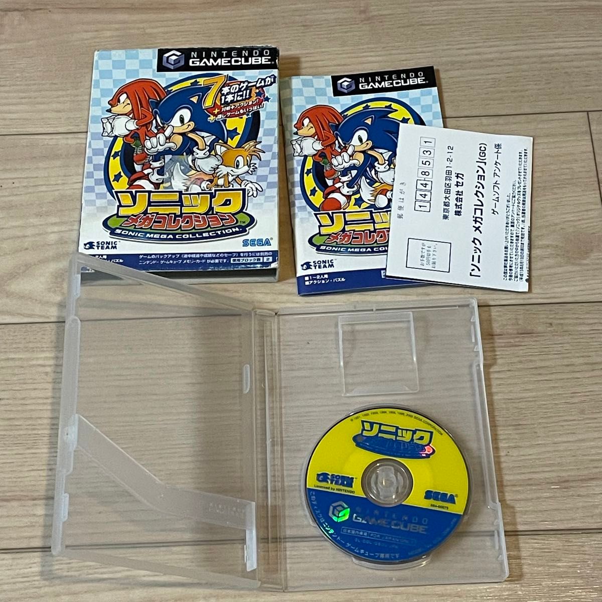 ゲームキューブ ソニック ソフト セット メガコレクション ヒーローズ