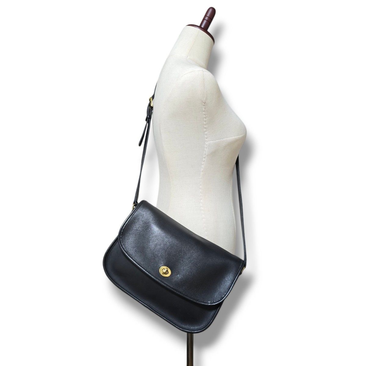 美品 COACH コーチ オールドコーチ ショルダーバッグ グラブタンレザー