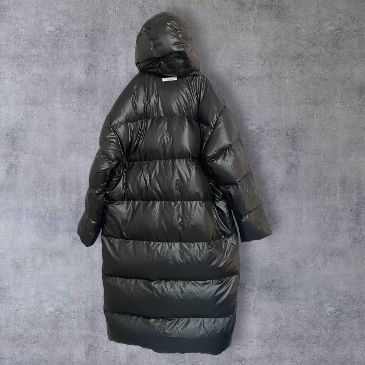 美品】DESCENTE デサント ロングダウンコート ベンチコート 肉厚 M