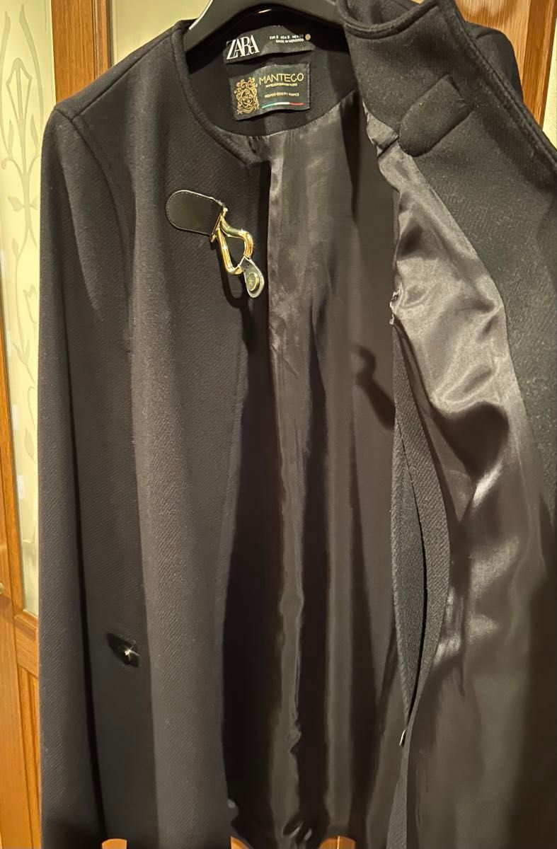 ZARA ケープコート ケープ MANTECO ポンチョ バックル付ケープ 完売品