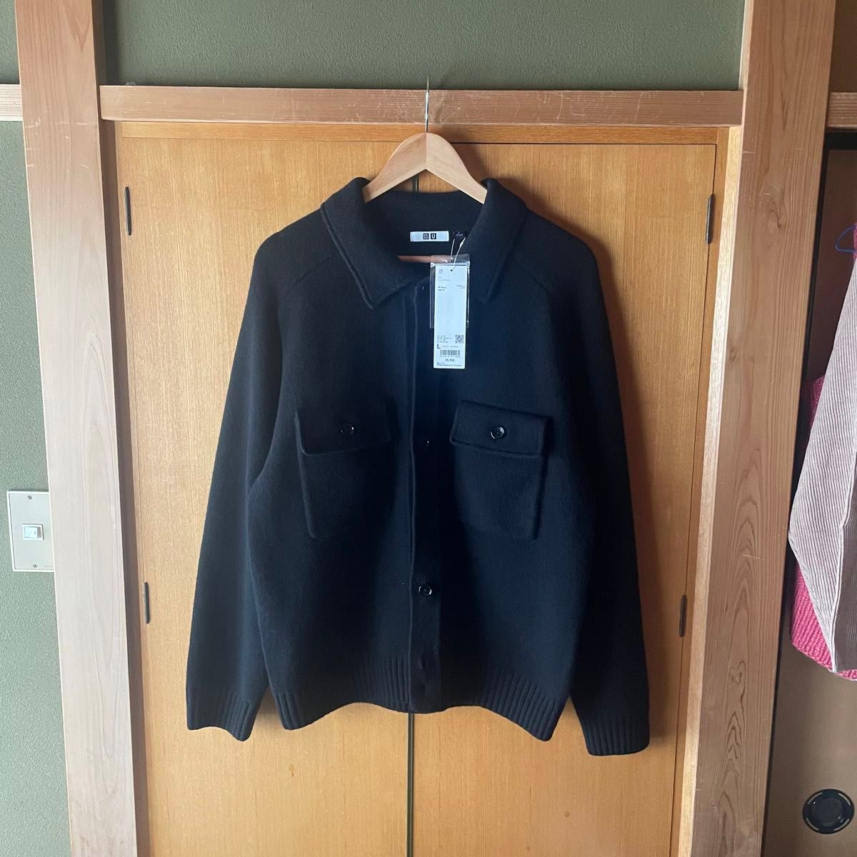 ユニクロu】ラムニットジャケット/ブラック｜Yahoo!フリマ（旧PayPay