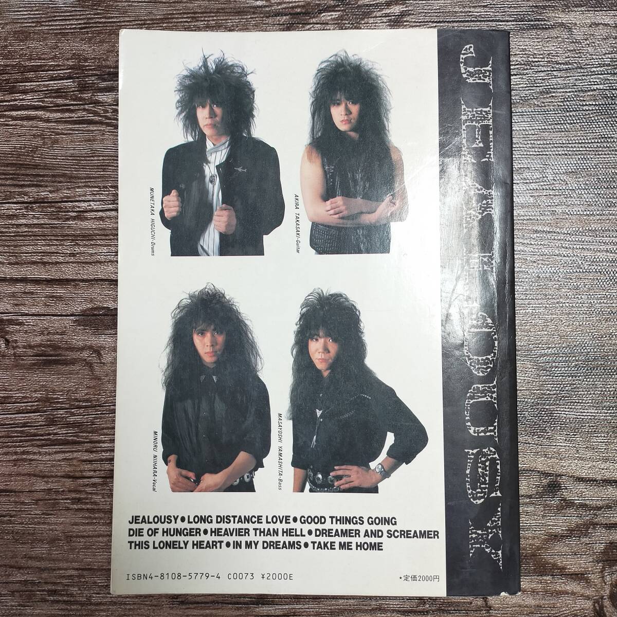 LOUDNESS ラウドネス JEALOUSY ジェラシー バンドスコア 楽譜 スコア