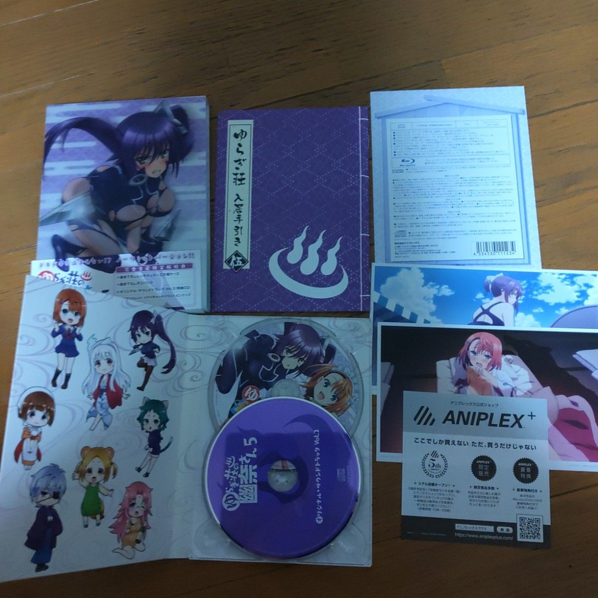 Blu-ray ゆらぎ荘の幽奈さん 1巻から6巻 完全生産限定版 OAD1巻から3巻