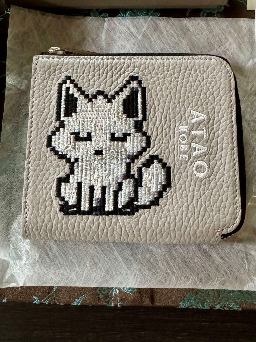 ATAO アタオ 2024限定ホリデーコレクション 限定 白狐 ZOO チェス 財布