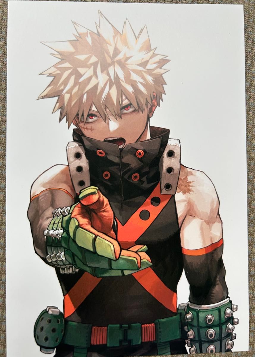 僕のヒーローアカデミア ヒロアカ 42巻 特典イラストカード 爆豪勝己