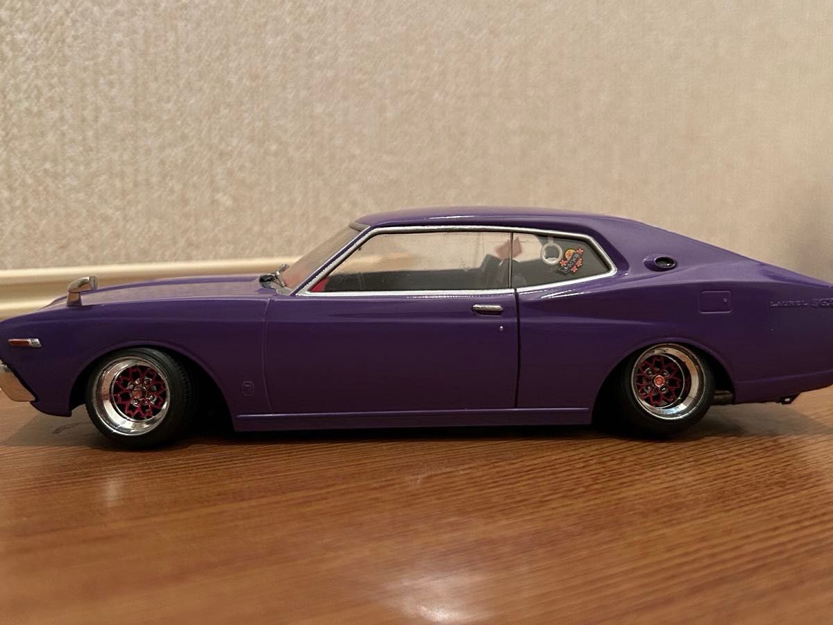 アオシマ 130ローレル プラモデル 旧車 グラチャン 族車 街道レーサー