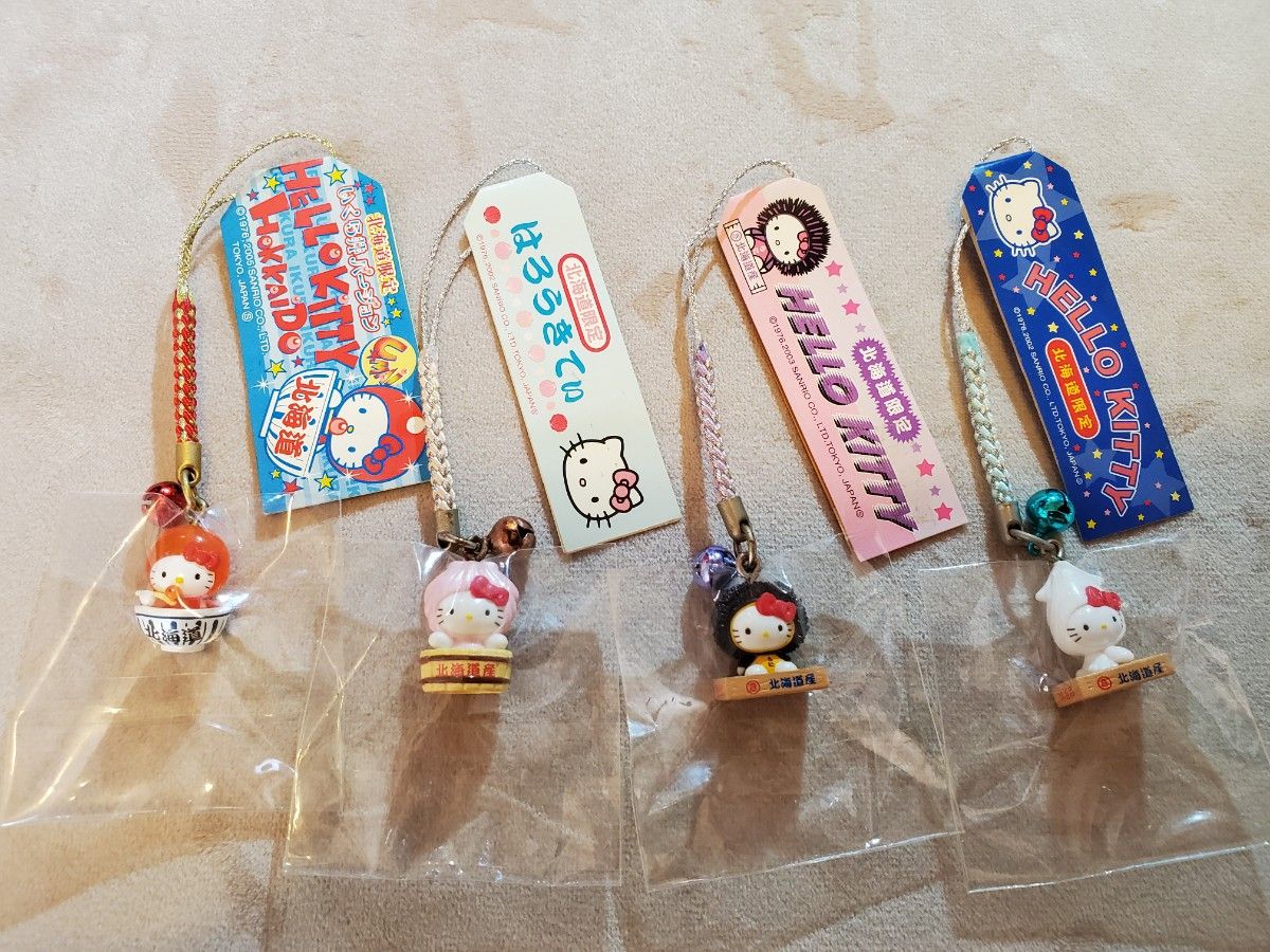 ハローキティご当地限定ストラップ 根付け まとめ売り 北海道限定