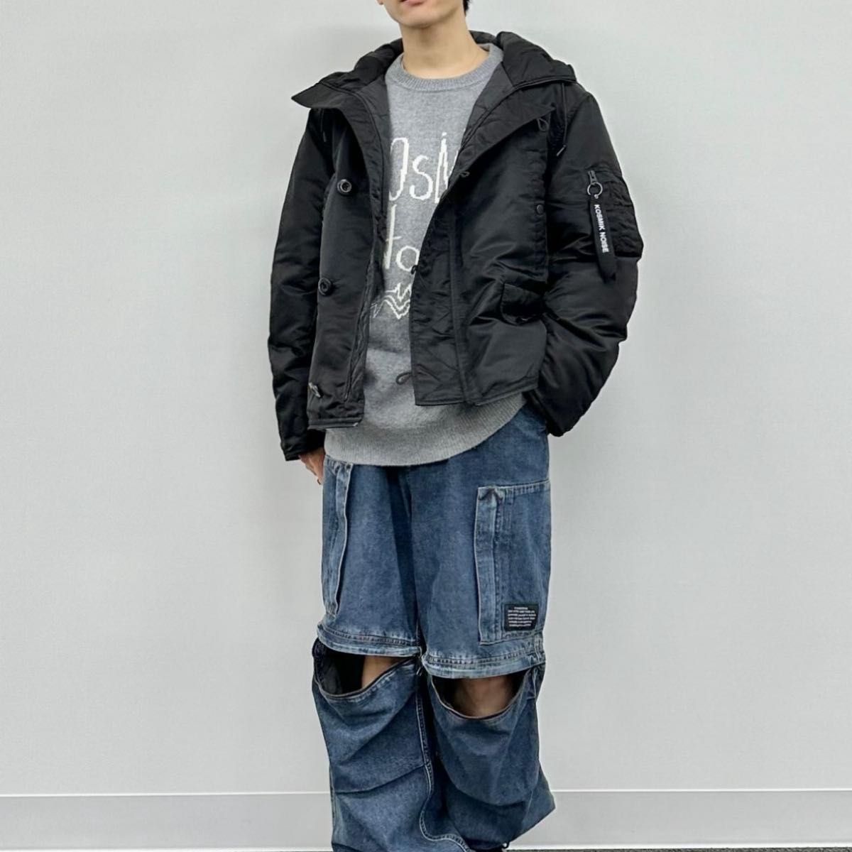 GU ジーユー ヒートパデッドコンバーチブルコート UNDERCOVER Mサイズ