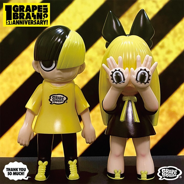 完売 GRAPE BRAIN ＆Mosh MVG にぎるちゃん のりくん set 完売 GRAPE