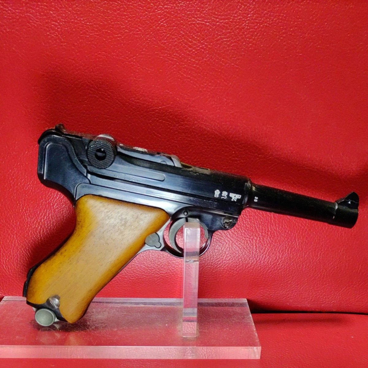 MGC社製ルガーP−08ブローバックモデル 木製グリップ付き｜Yahoo