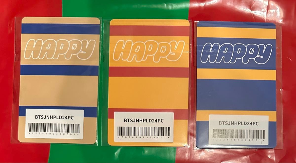 BTS JIN HAPPY 3枚セット&weverse ラキドロトレカ4枚セット楽天市場