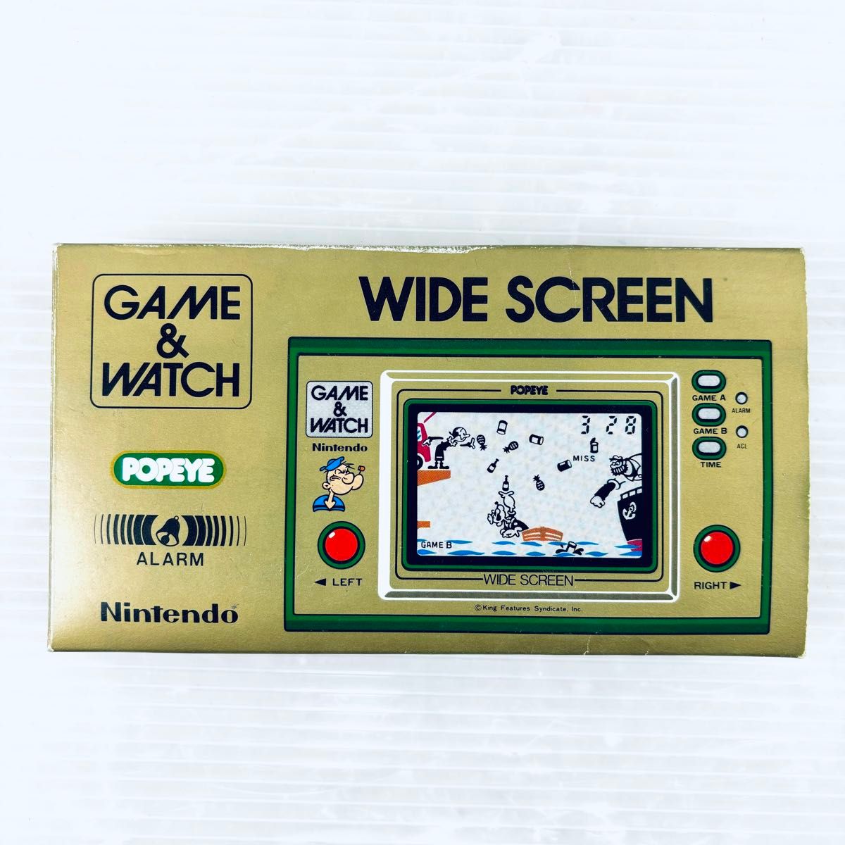 昭和レトロ】Nintendo 任天堂 ゲームウォッチ ポパイ 箱 説明書つき