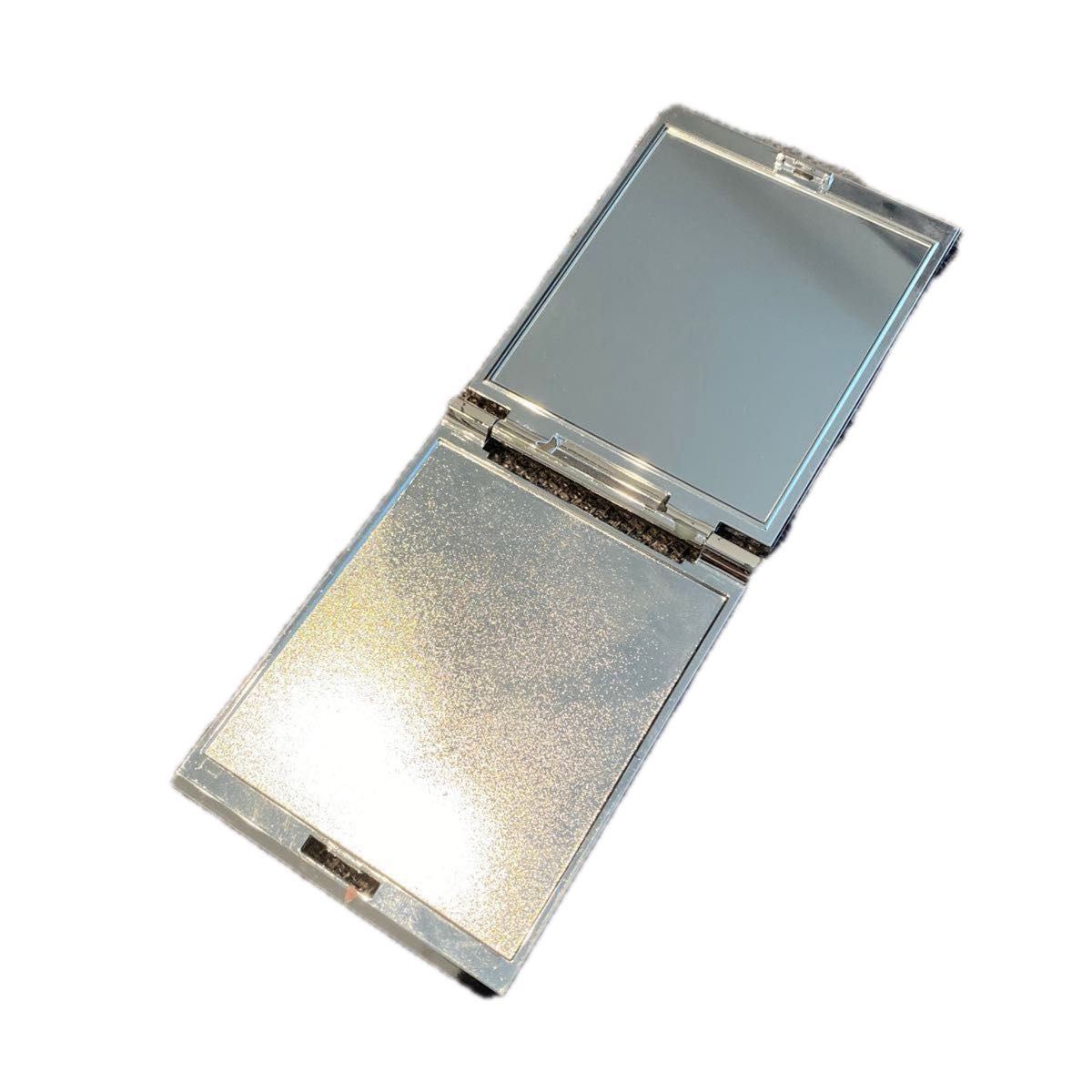 アルビオン ALBION ミラー コンパクト ケース付き 手鏡 鏡 ノベルティ