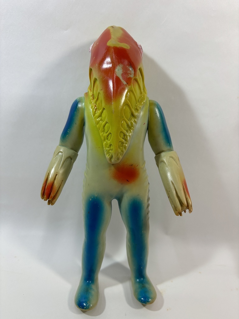 Yahoo!オークション - メトロン星人ソフビ ウルトラセブン ブルマァク