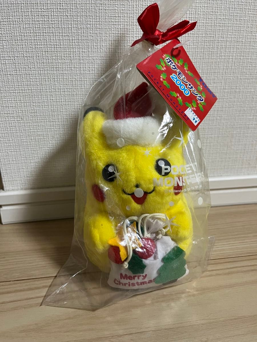 TOMY】ポケモンサンタ 2000 ピカチュウ ぬいぐるみ クリスマス｜Yahoo