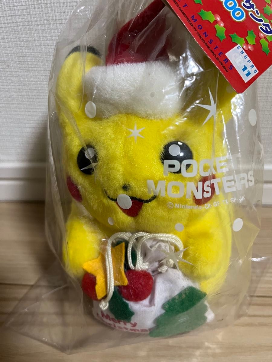 TOMY】ポケモンサンタ 2000 ピカチュウ ぬいぐるみ クリスマス｜Yahoo