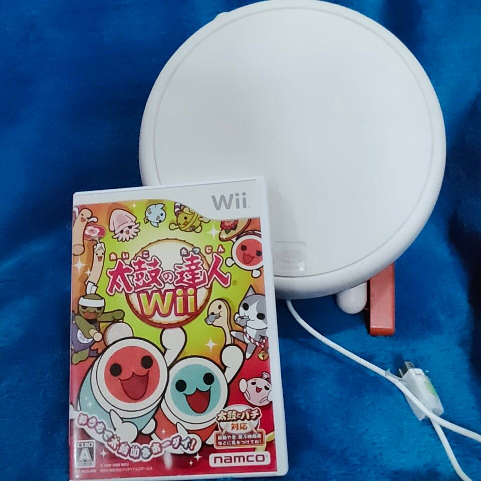 Wii WiiUで使える改造タタコン 太鼓の達人Wii 説明書付きセット 任天堂