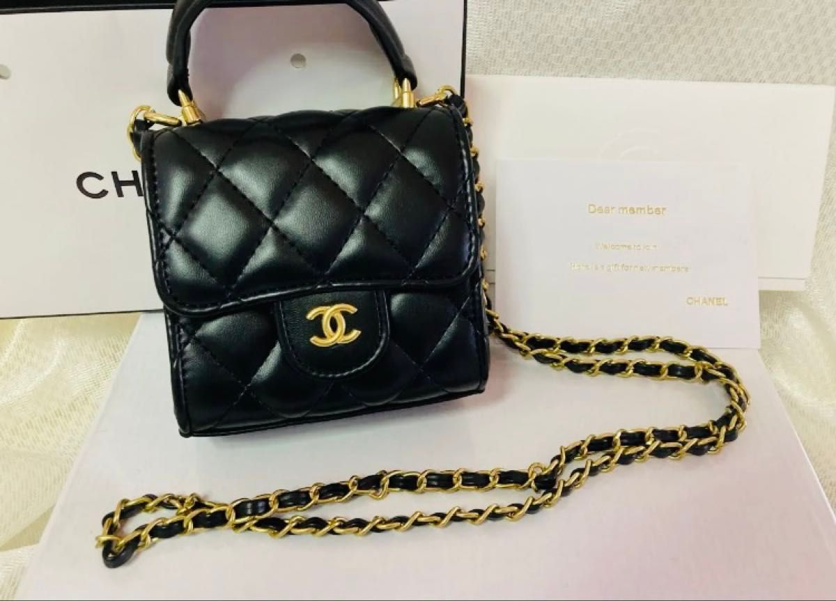 2024 顧客限定 CHANEL ノベルティ ショルダーバッグ シャネル ゴールド