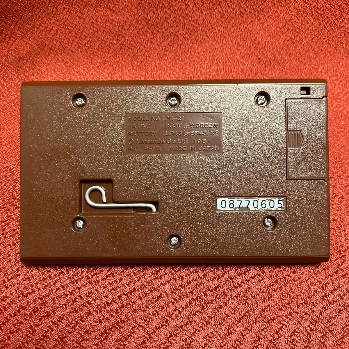 メンテナンス済み 新品の電池付き】任天堂 ゲームウォッチ GAME&WATCH