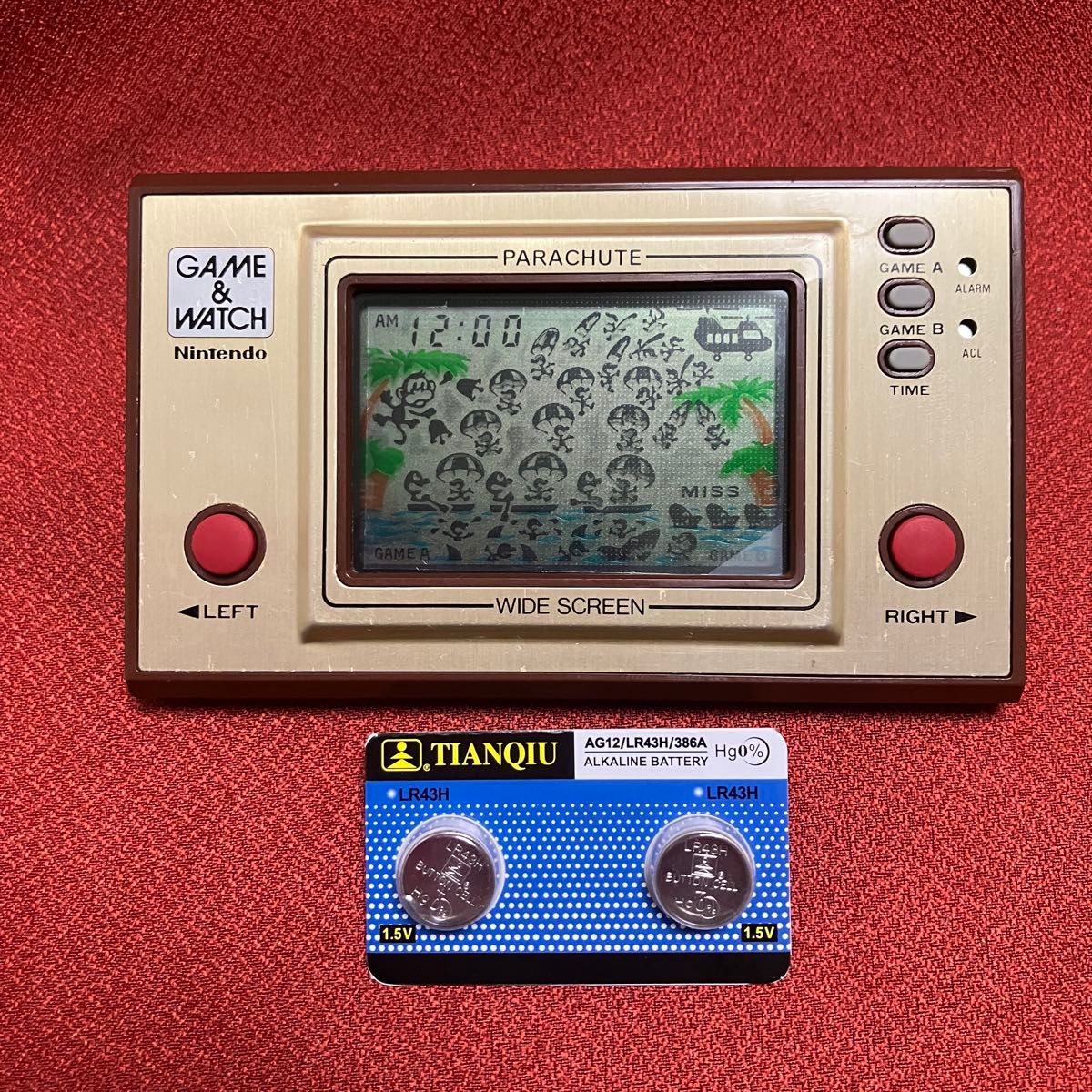 メンテナンス済み 新品の電池付き】任天堂 ゲームウォッチ GAME&WATCH