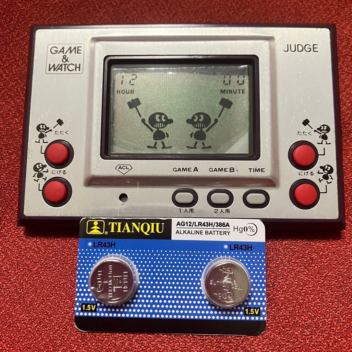 最終価格 【メンテ済み 新品の電池付き】任天堂 ゲームウォッチ