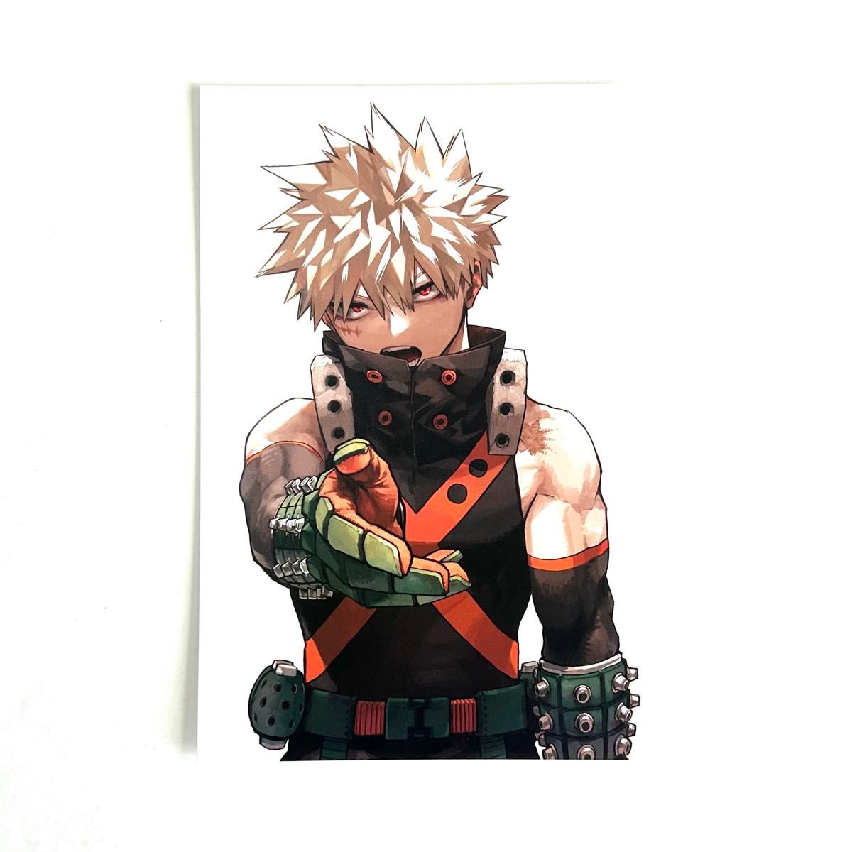 僕のヒーローアカデミア 爆豪勝己 イラストカード ポストカード 特典