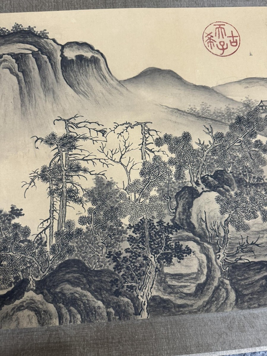 特価】劉奎齢 双牛図 掛け軸 中堂｜中国絵画｜四尺｜証書付き 特価