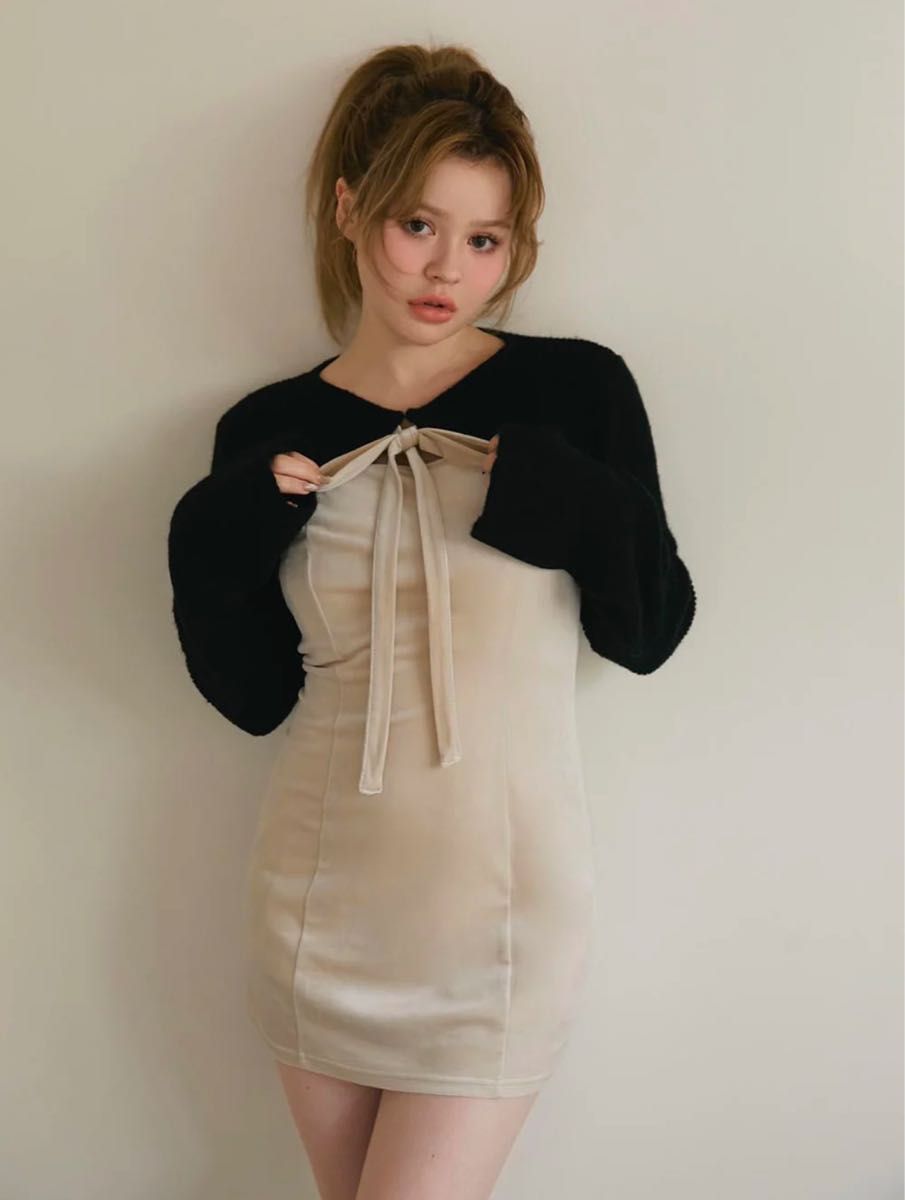 andmary Anita ribbon mini dress｜Yahoo!フリマ（旧PayPayフリマ）