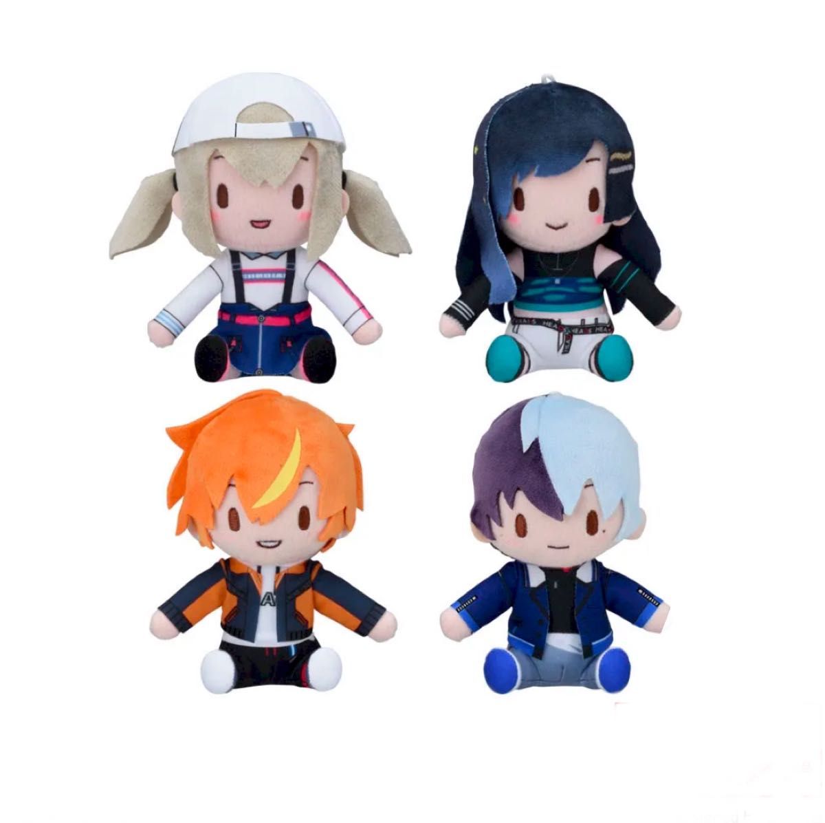 プロセカ ふわぷちミニぬいぐるみ ビビバス BNW 全4種 マスコット feat