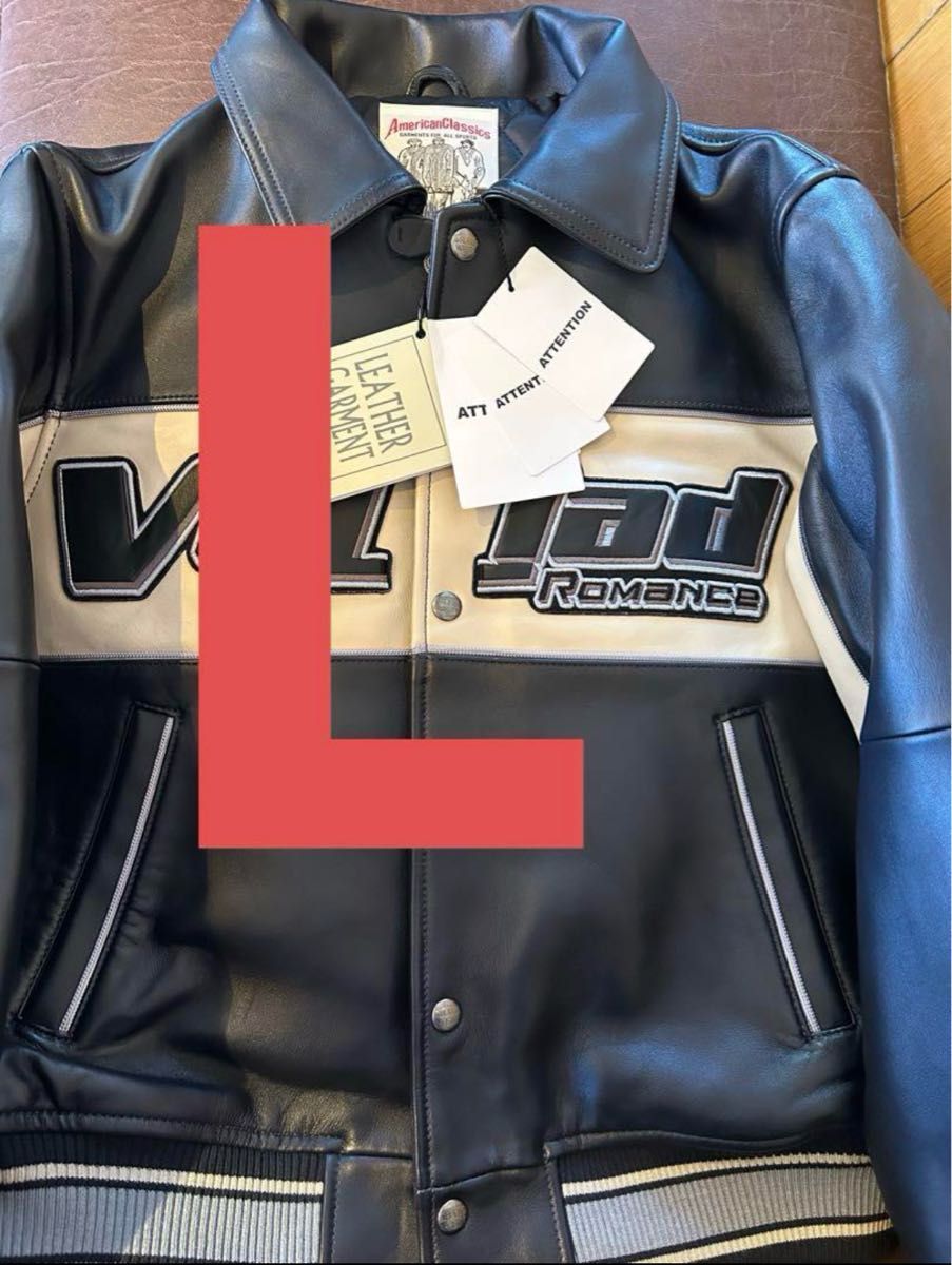 新品未使用 AVIREX VALLAD VARSITY LEATHER JACKET サイズ L｜Yahoo