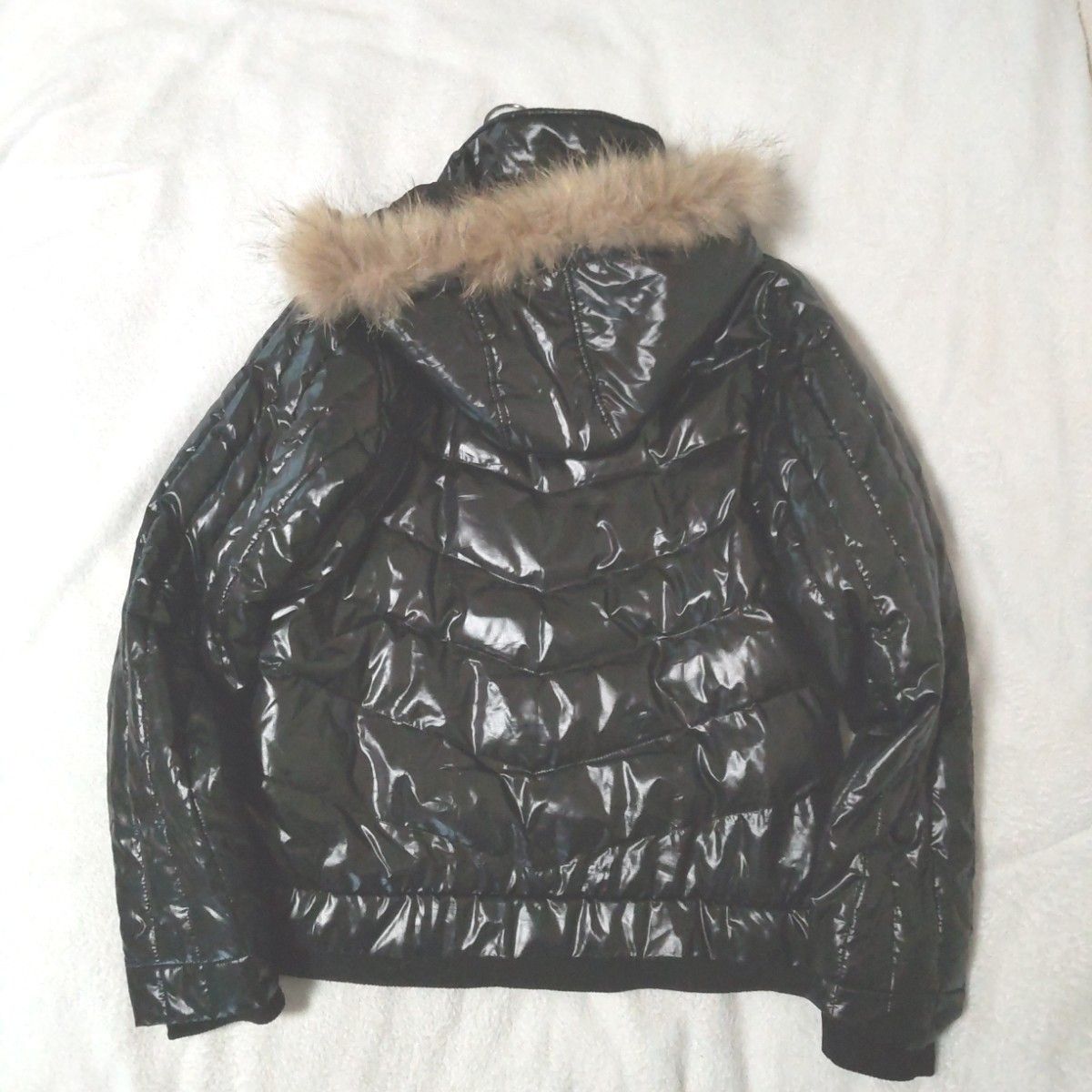 LAV 中綿ダウンジャケット 光沢 ショート丈 y2k 平成ギャル グランジ